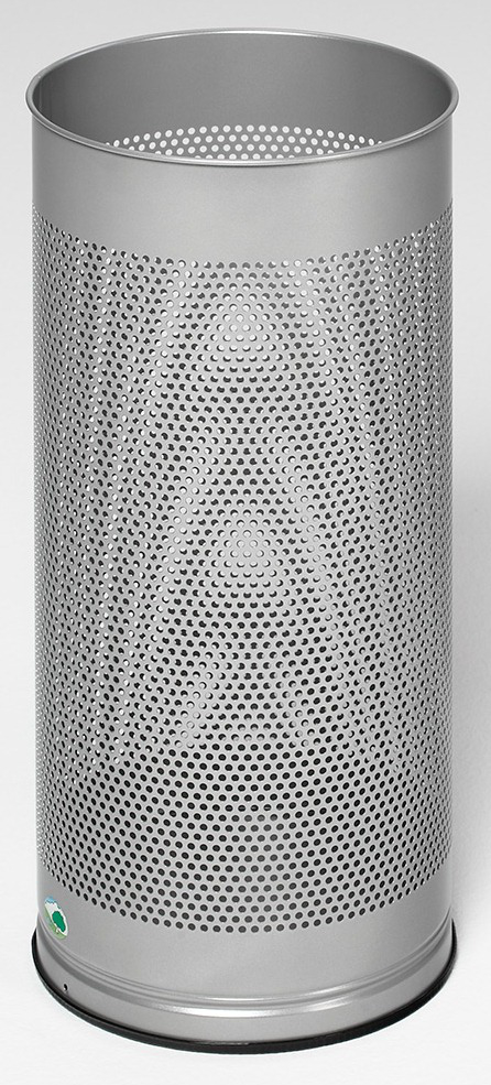 VAR Paraplubak met gatenpatroon, hoogte x Ø 610 x 270 mm, zilverkleurig  ZOOM