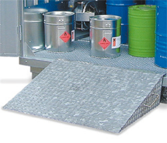 Laadperron voor vorkheftrucks voor container voor gevaarlijke stoffen  ZOOM