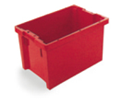 Draaistapelbak, rood, inhoud 65 l  ZOOM