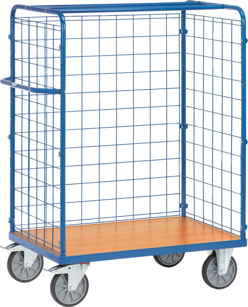 fetra Pakketwagen met wanden van draadgaas, draagvermogen 600 kg  ZOOM