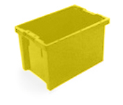 Draaistapelbak, geel, inhoud 65 l  ZOOM
