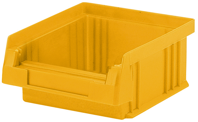 Lakape Stapelbare zichtbak Eco geschikt voor rollenbaan, geel, diepte 89 mm, polypropyleen  ZOOM