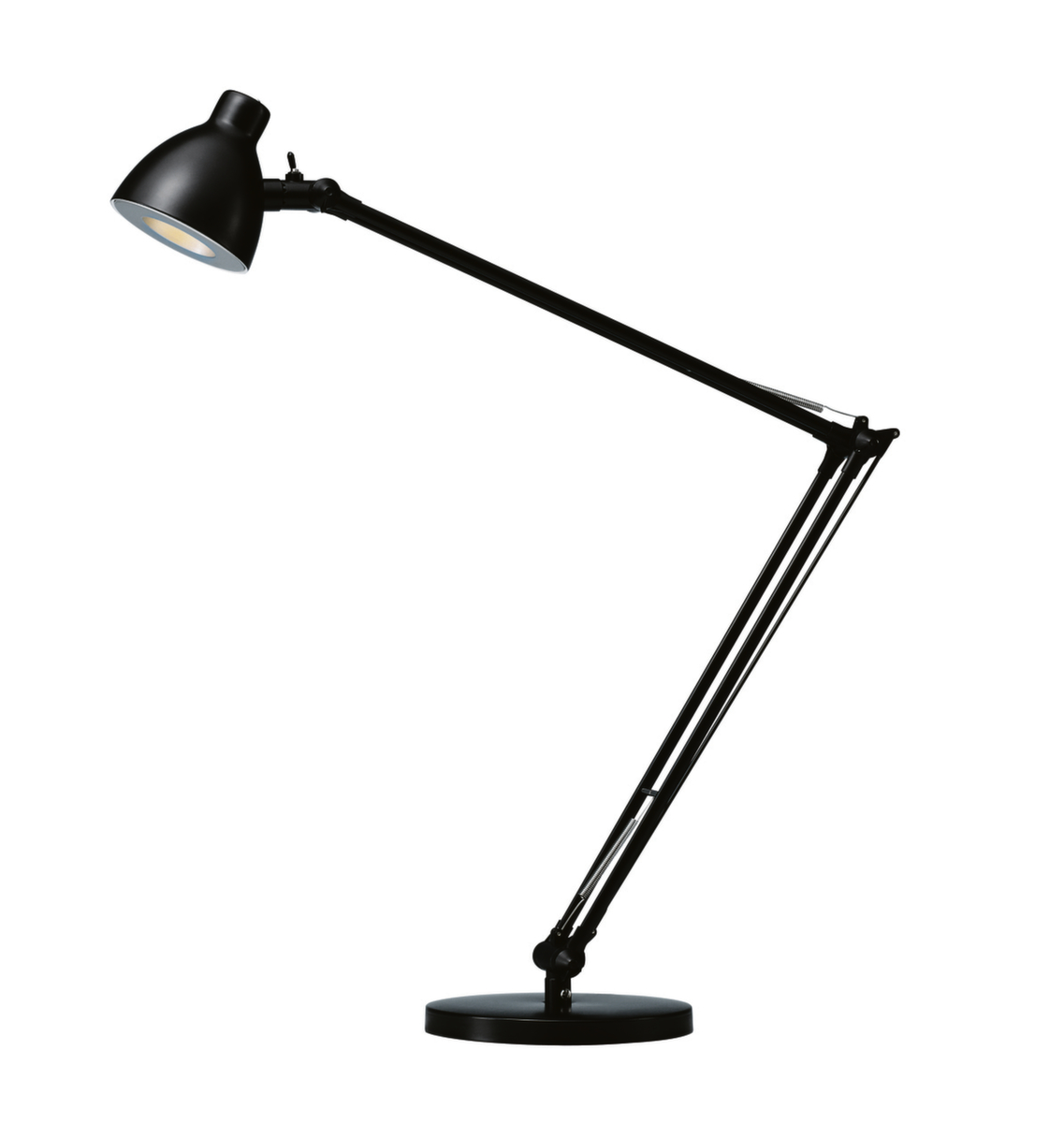 LED-bureaulamp Valencia met tafelvoet, licht warmwit, zwart  ZOOM