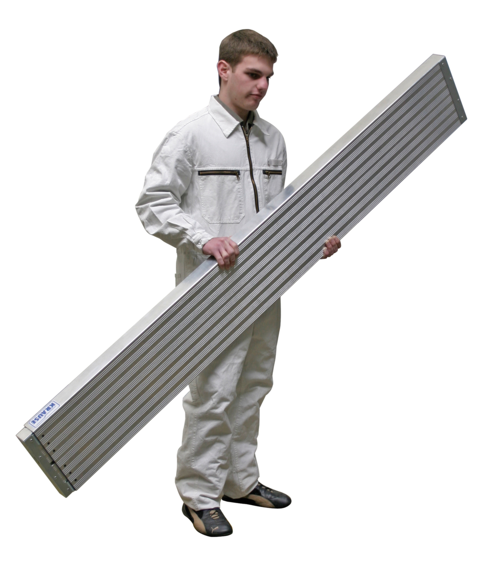 Krause Telescopische dekvloer voor staande ladder met sporten
