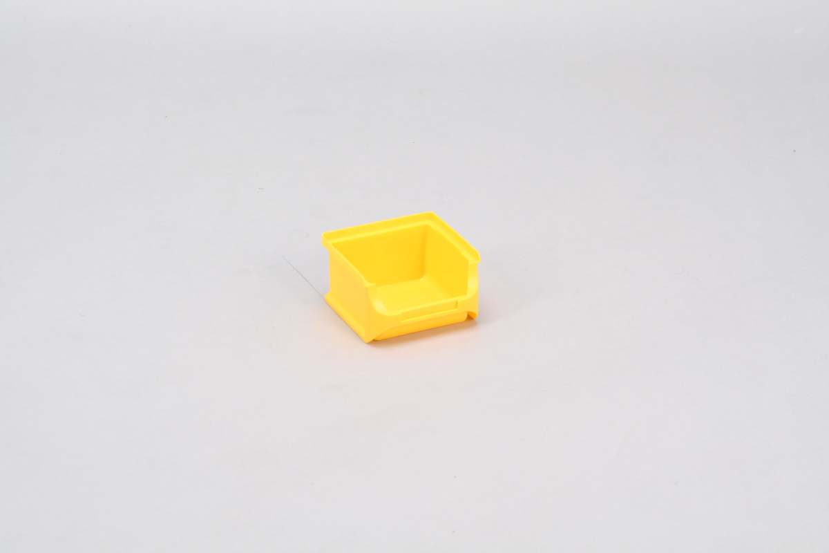 Allit Zichtbak ProfiPlus Box 1, geel, diepte 100 mm, polypropyleen  ZOOM