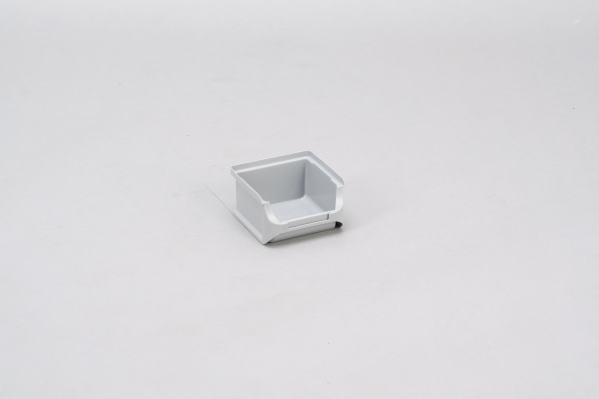 Allit Zichtbak ProfiPlus Box 1, grijs, diepte 100 mm, polypropyleen  ZOOM