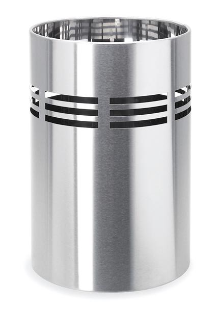 Blomus Roestvrijstalen parapluhouder pure home WORK Slice met strokenperforatie, hoogte x Ø 375 x 250 mm  ZOOM
