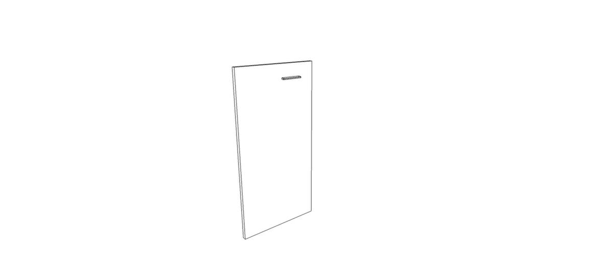 Quadrifoglio Openslaande deur met aanslag links voor scheidingswand, hoogte x breedte 830 x 430 mm  ZOOM