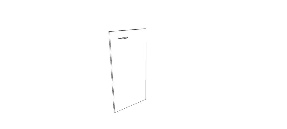 Quadrifoglio Openslaande deur met aanslag rechts voor scheidingswand, hoogte x breedte 830 x 430 mm  ZOOM