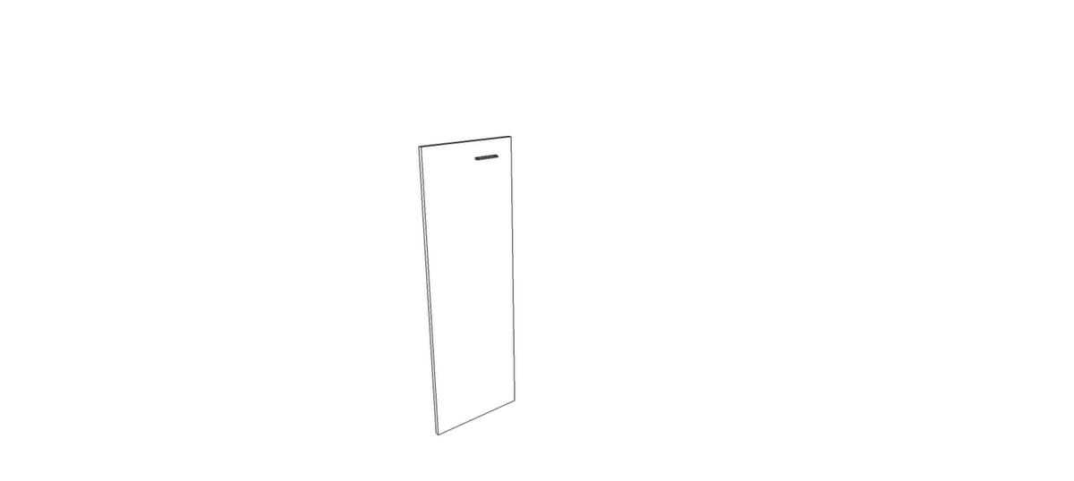 Quadrifoglio Openslaande deur met aanslag links voor scheidingswand, hoogte x breedte 1280 x 430 mm  ZOOM