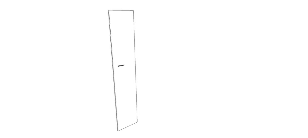 Quadrifoglio Openslaande deur met aanslag rechts voor scheidingswand, hoogte x breedte 2110 x 430 mm  ZOOM