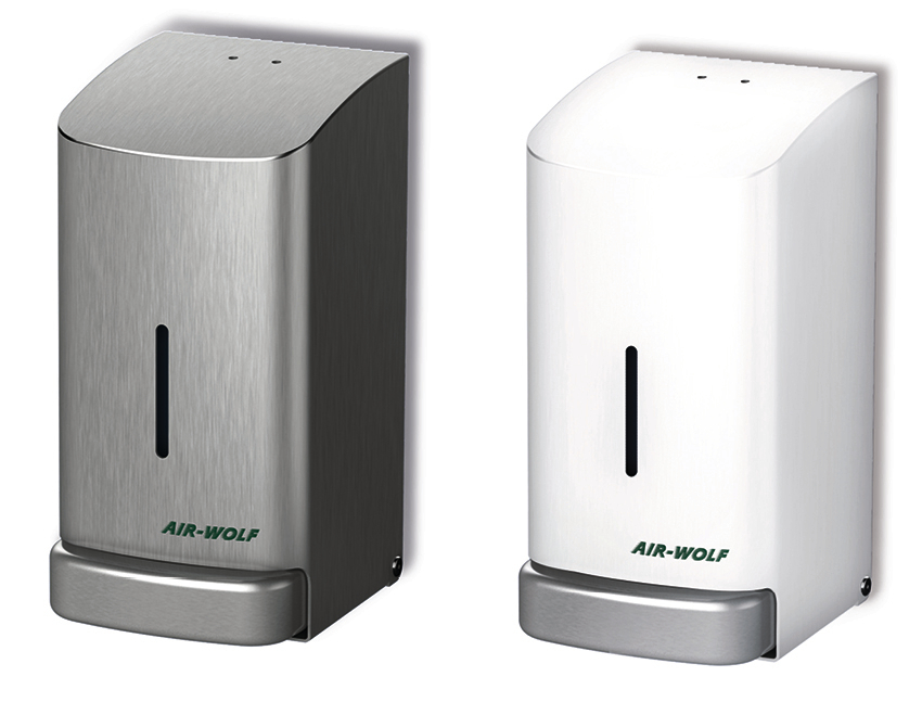 AIR-WOLF Dispenser voor zeep en ontsmettingsmiddelen Gamma II  ZOOM