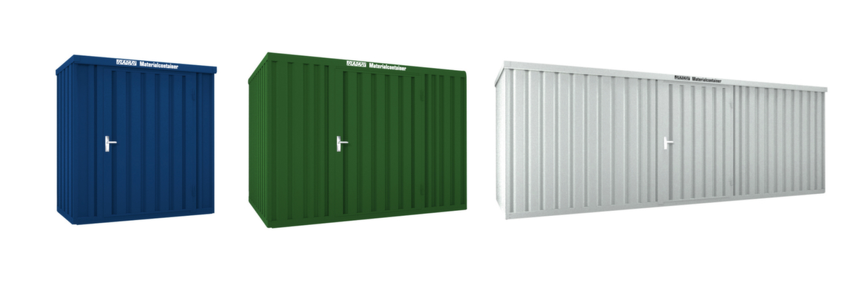 Säbu Gelakte materiaalcontainer FLADAFI® met houten vloer  ZOOM
