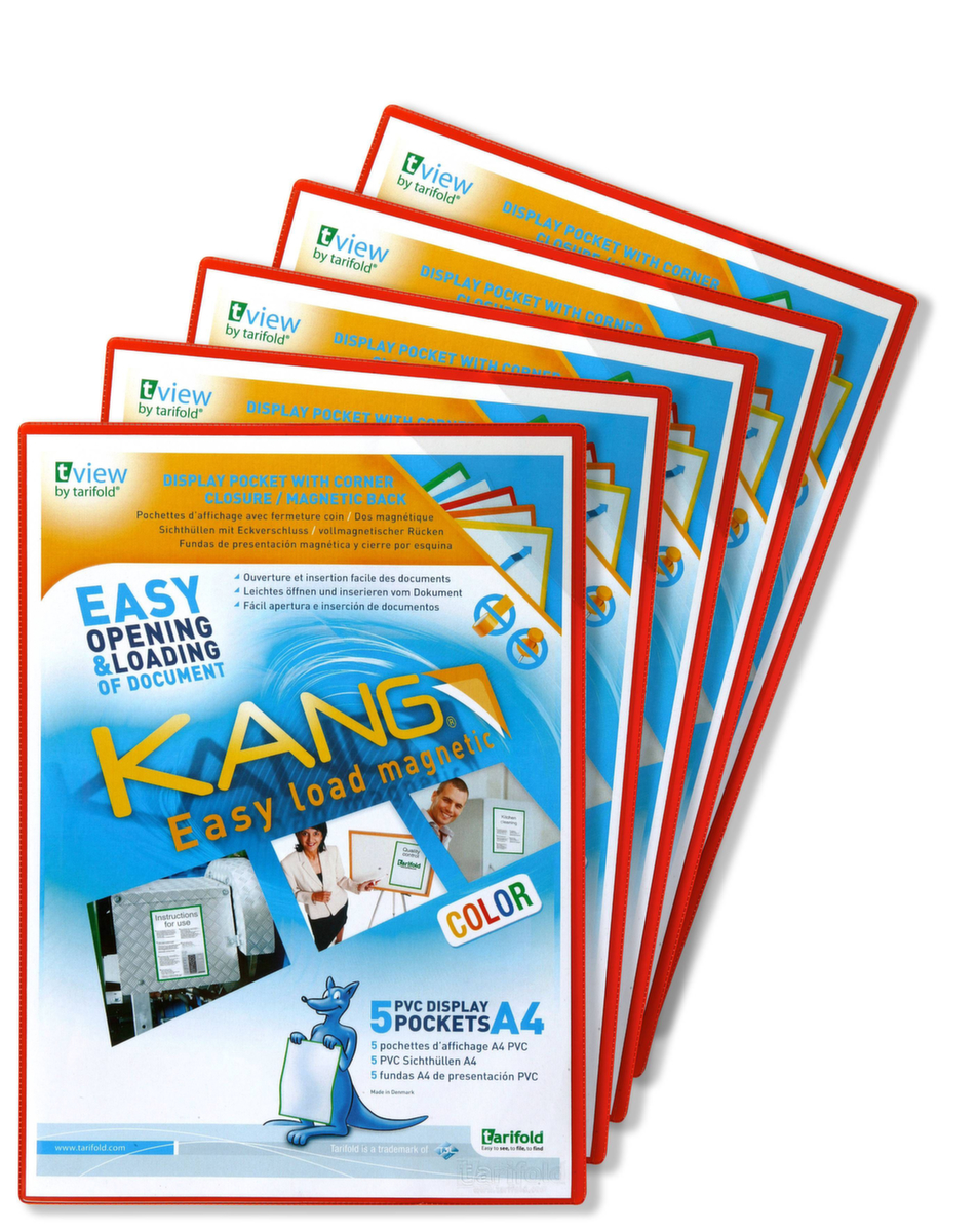 tarifold presentatiehoes KANG tview Easy load Color, DIN A4, achterzijde magnetisch