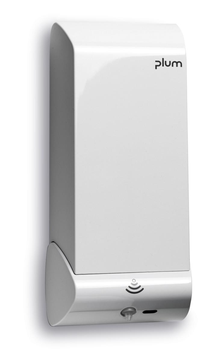B-Safety Dispenser voor zeep en ontsmettingsmiddelen PLUM CombiPlum, voor 1 l zakken, wit  ZOOM