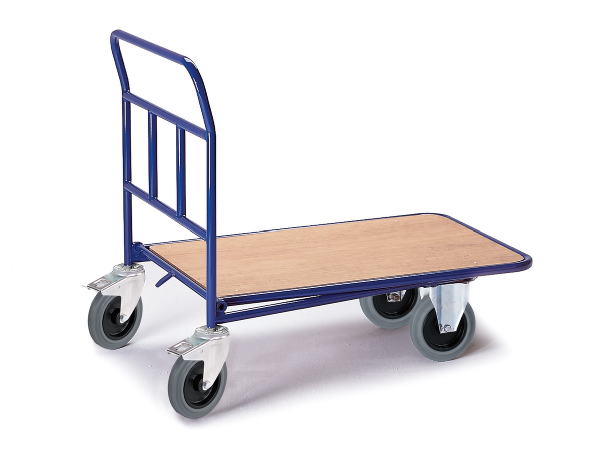 Rollcart Cash-and-carrywagen, draagvermogen 400 kg, laadvlak lengte x breedte 840 x 495 mm  ZOOM
