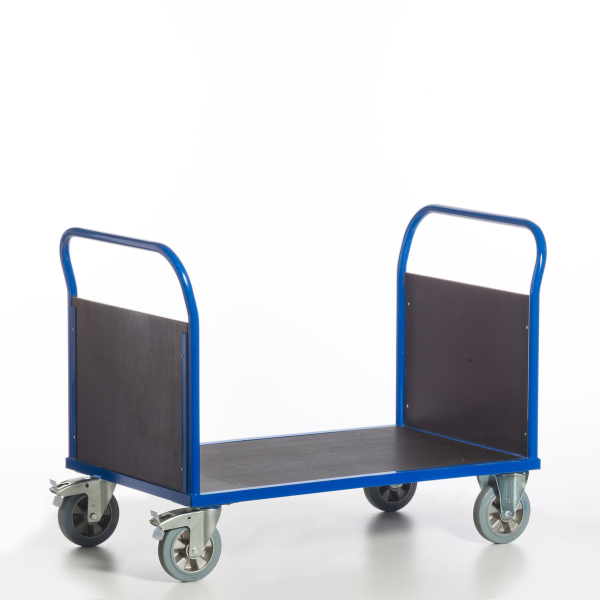 Rollcart Dubbelzijdige wagon met anti-slip laadruimte, draagvermogen 1200 kg, laadvlak lengte x breedte 2000 x 800 mm  ZOOM