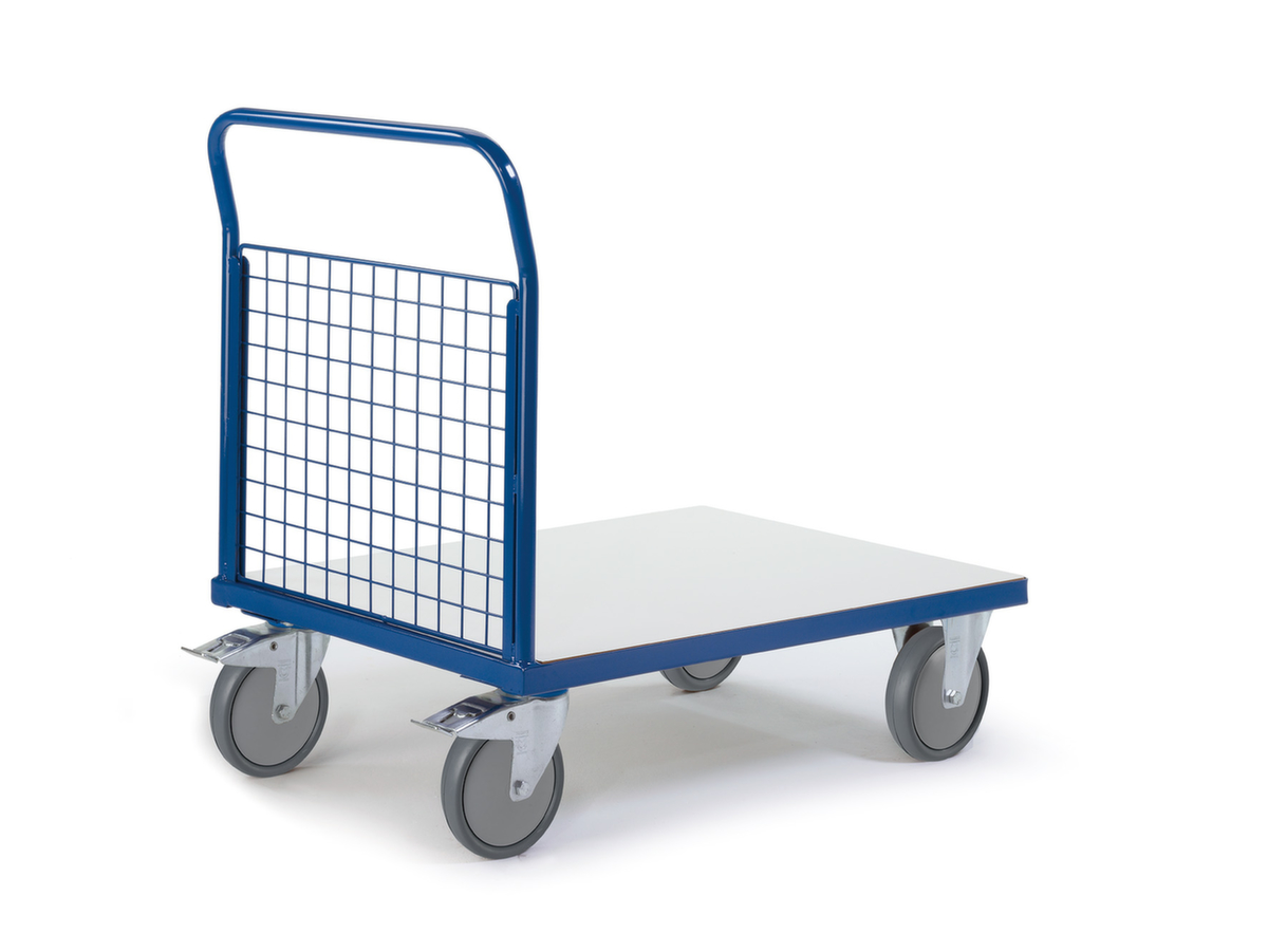 Rollcart ESD-grille voorwandwagen, draagvermogen 500 kg, laadvlak lengte x breedte 1200 x 800 mm  ZOOM