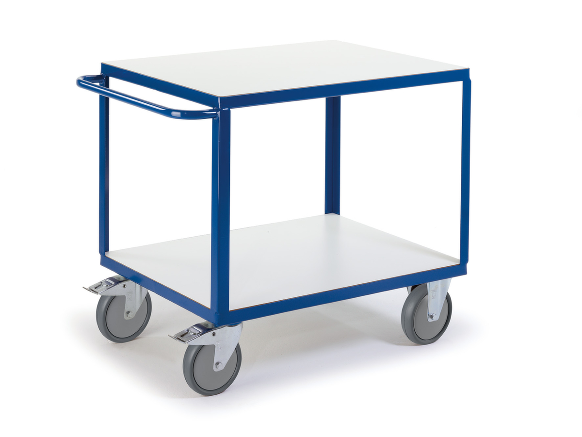 Rollcart ESD-tafelwagen 1000x700 mm, draagvermogen 600 kg, 2 etages  ZOOM