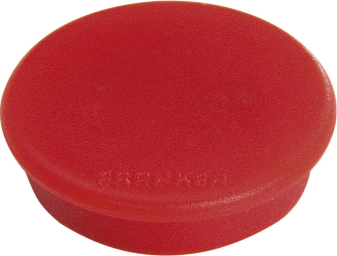 Ronde magneet, rood, Ø 38 mm  ZOOM