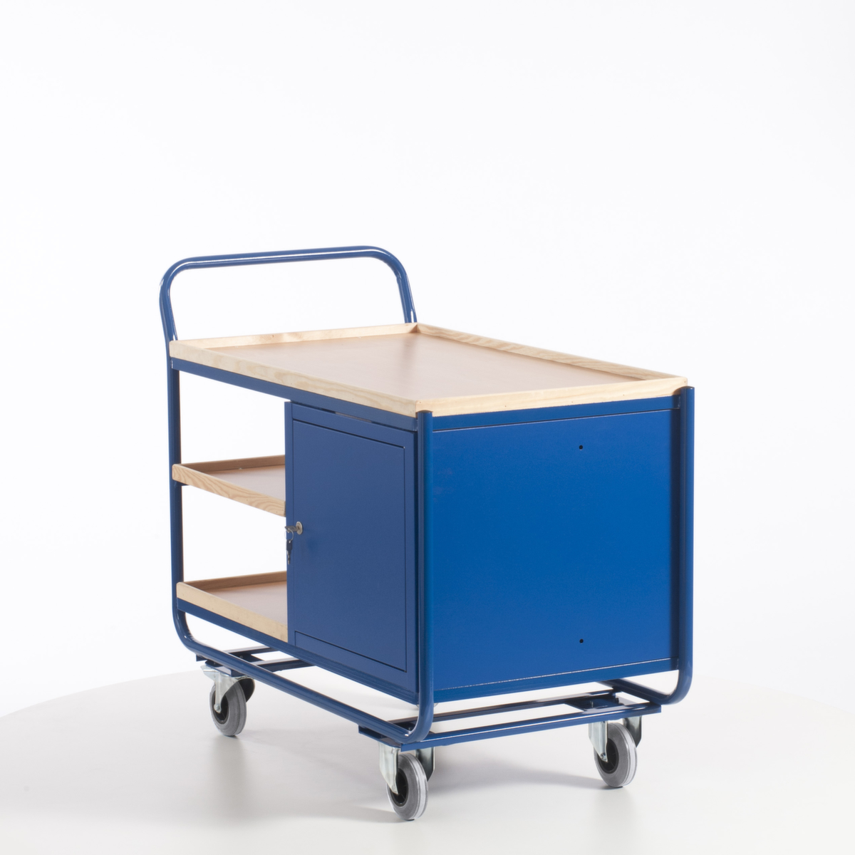 Rollcart Tafel- en kastwagen met houten werkblad  ZOOM