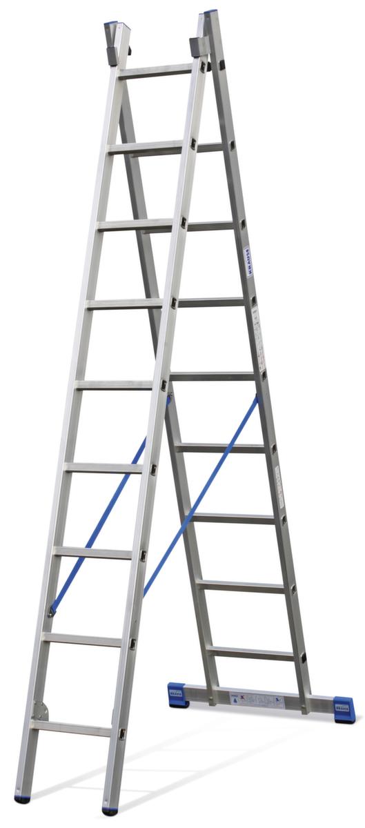 Krause Multifunctionele ladder, 2 x 9 sporten met profiel  ZOOM