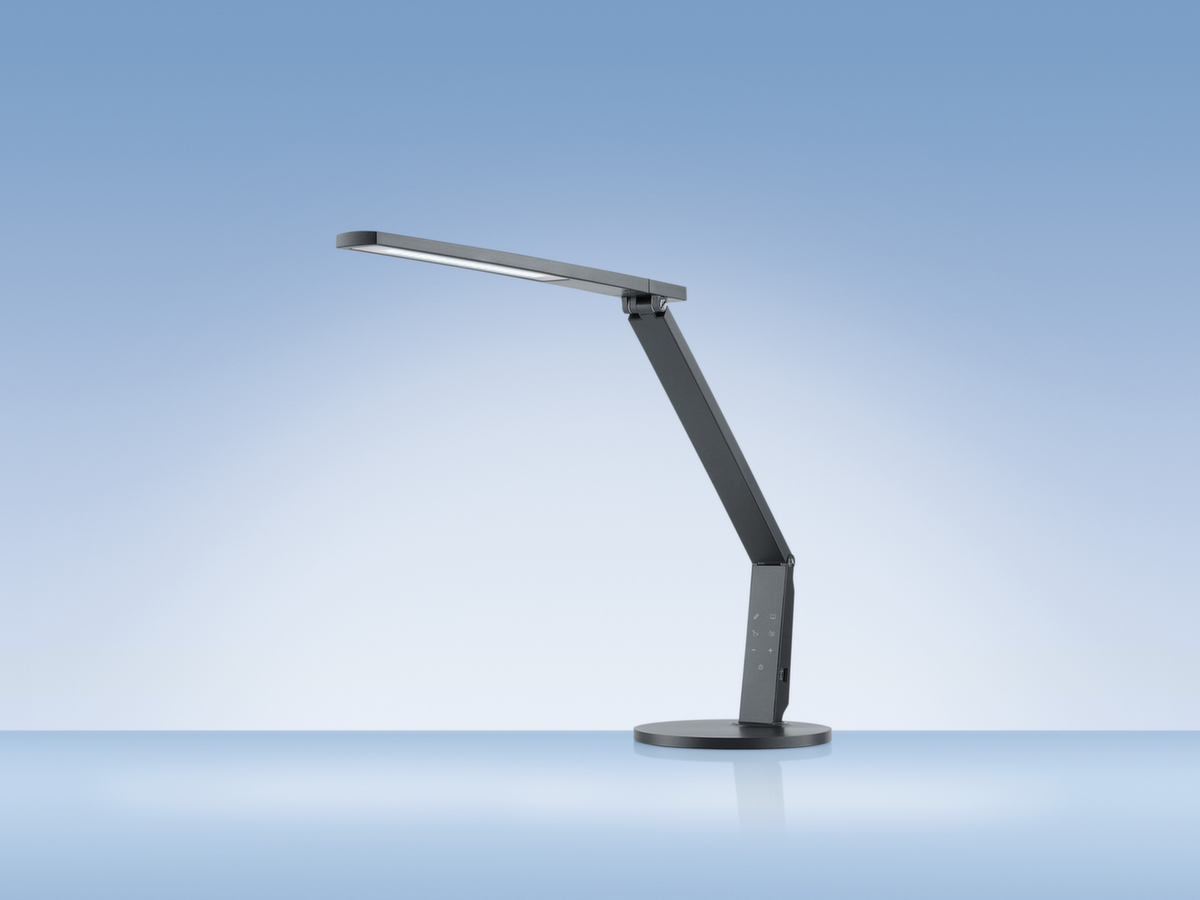 Hansa LED-bureaulamp Vario Plus, licht koud- tot warmwit, antraciet  ZOOM