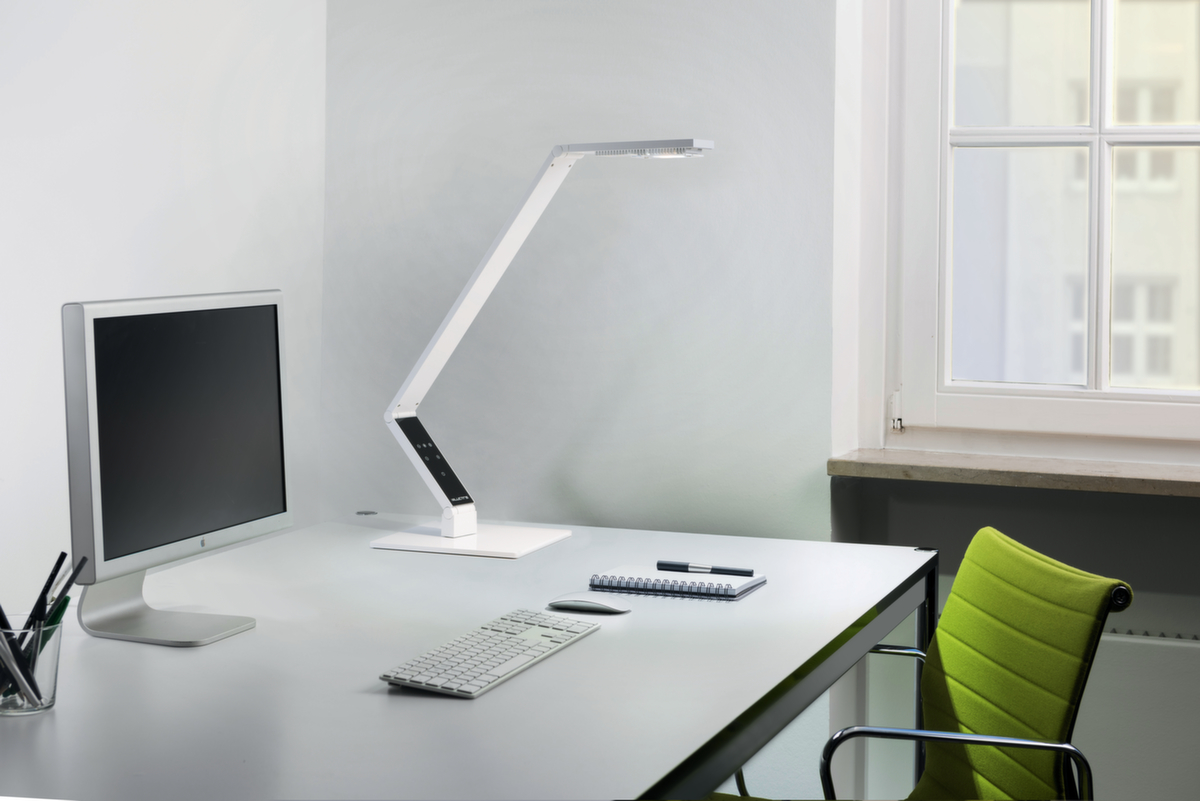Luctra LED-bureaulamp Linear Table Base met biodynamisch licht, licht koud- tot warmwit - biologisch werkend licht, wit  ZOOM