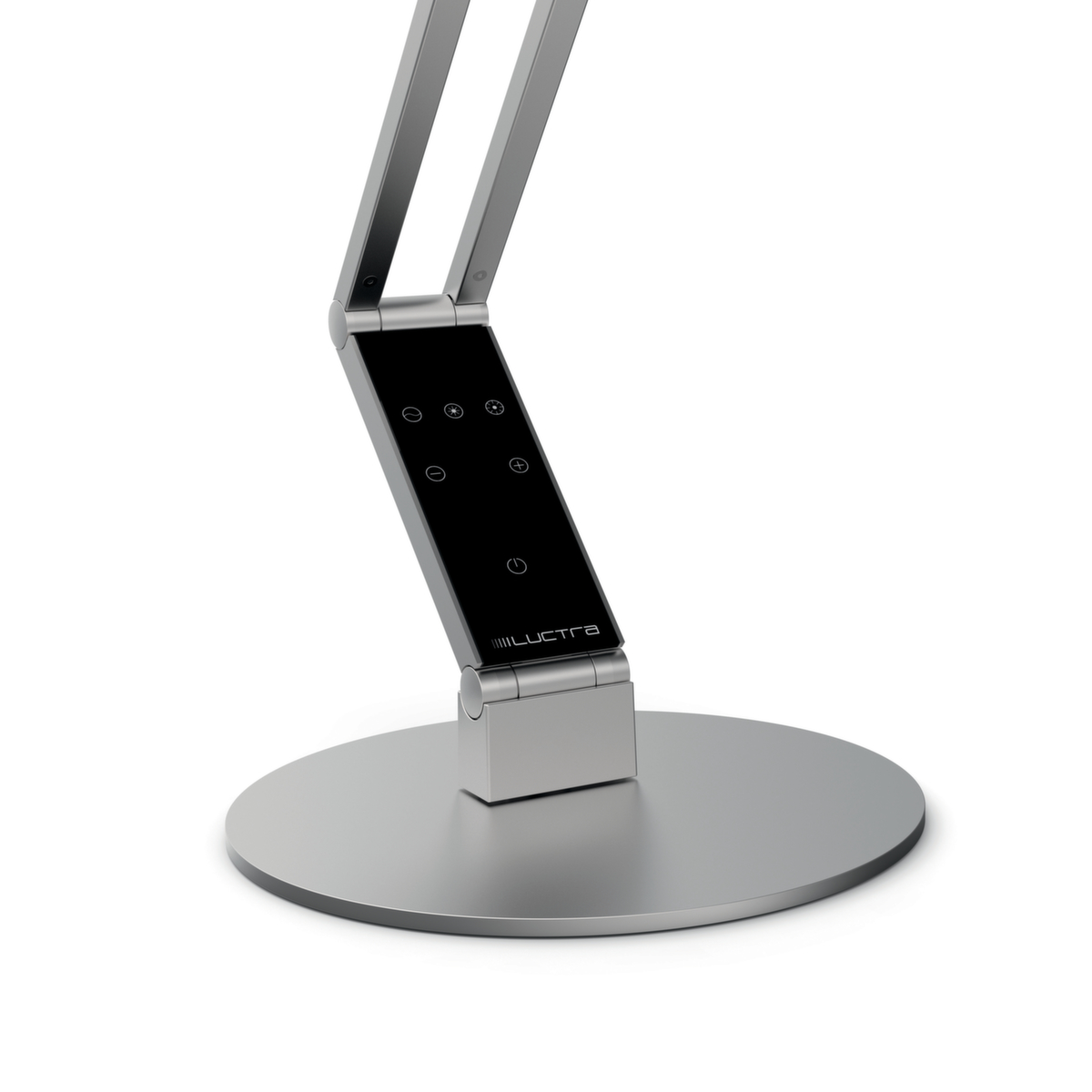 Luctra LED-bureaulamp Radial Table Base met biodynamisch licht, licht koud- tot warmwit - biologisch werkend licht, zilverkleurig  ZOOM