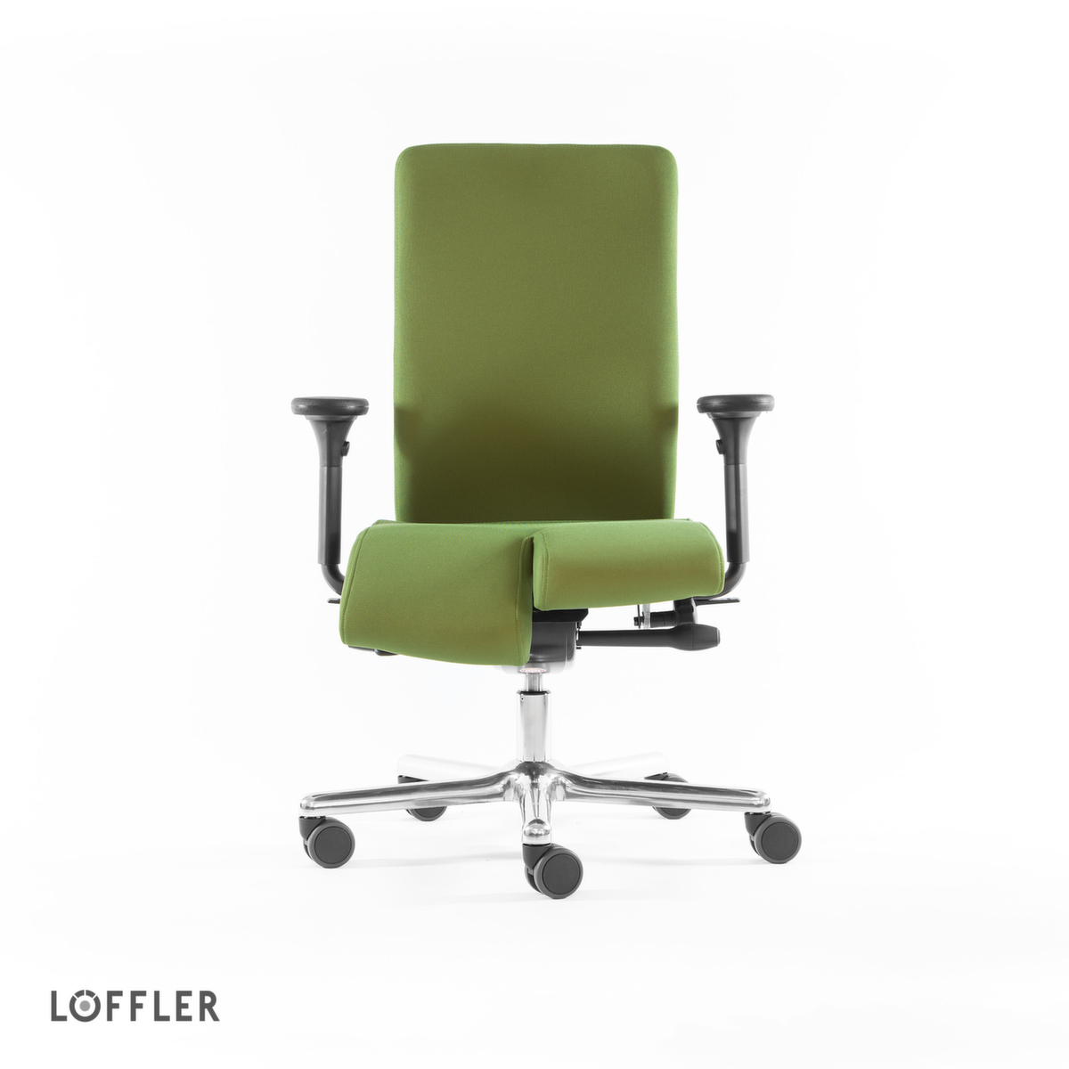 Löffler Bureaustoel met arthrodesezitting, groen  ZOOM