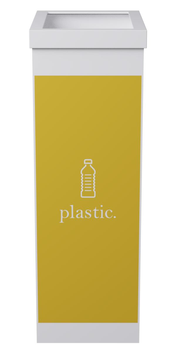 Paperflow Afvalverzamelaar van polystyreen, 60 l, geel/wit  ZOOM