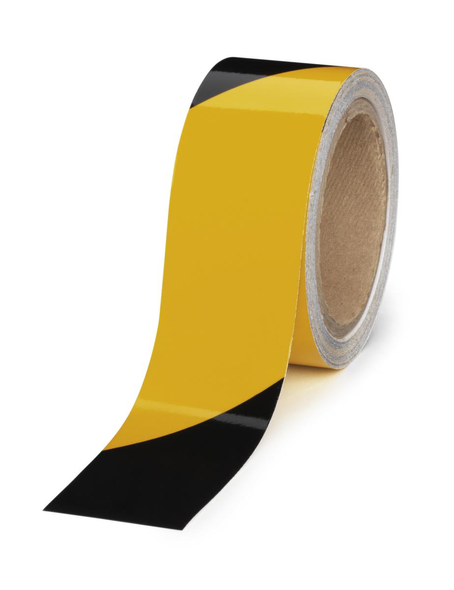 reflecterend tape, geel/zwart  ZOOM