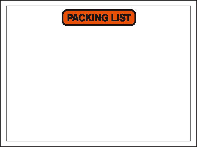 Raja Begeleidende documenttas "Packing List", DIN A4