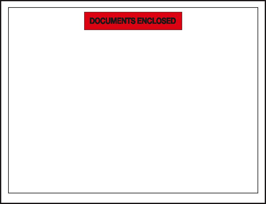 Raja Begeleidende documenttas "Documents enclosed", DIN A4  ZOOM