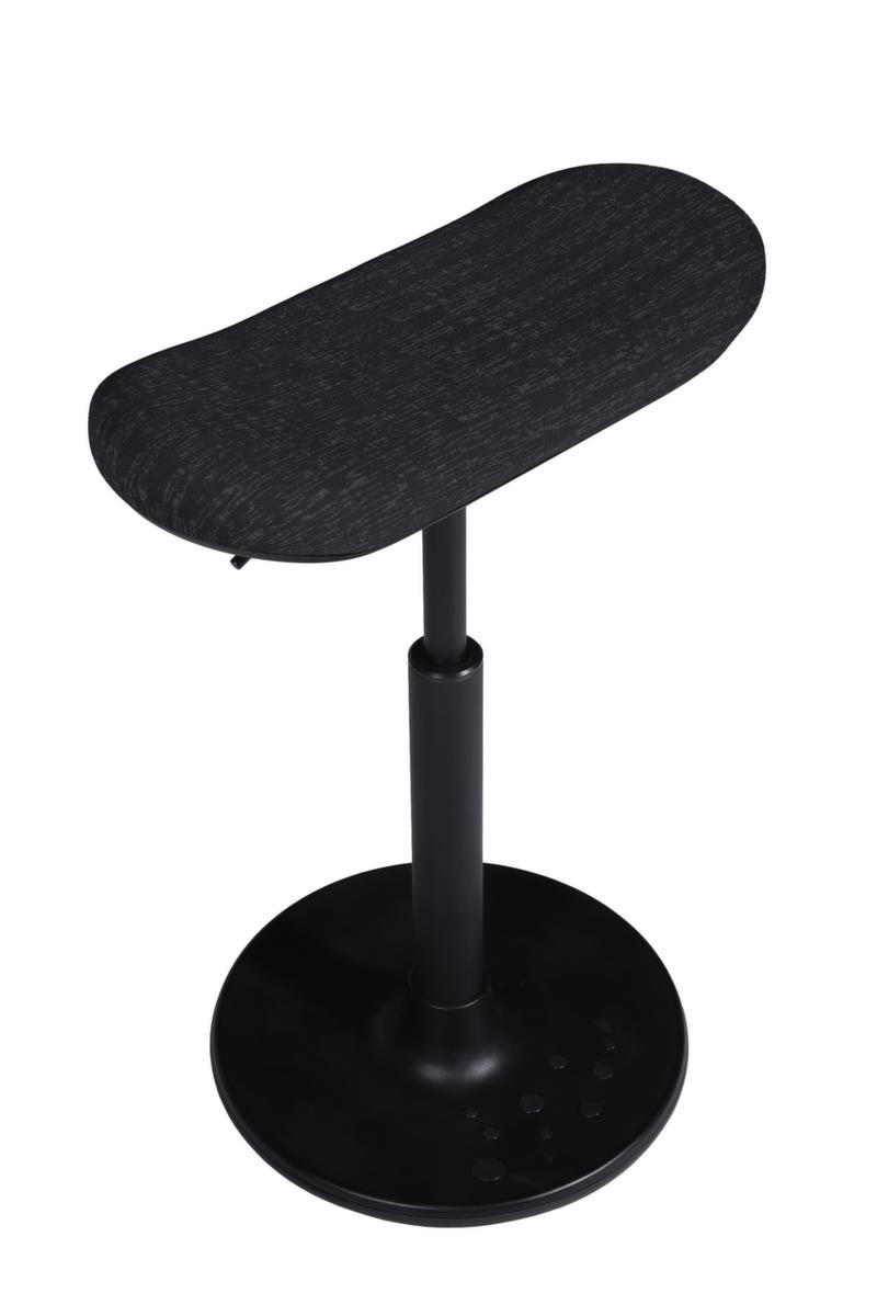 Topstar Zit-/stahulp Sitness H2 met skateboard zitting, zithoogte 570 - 770 mm, zitting zwart  ZOOM