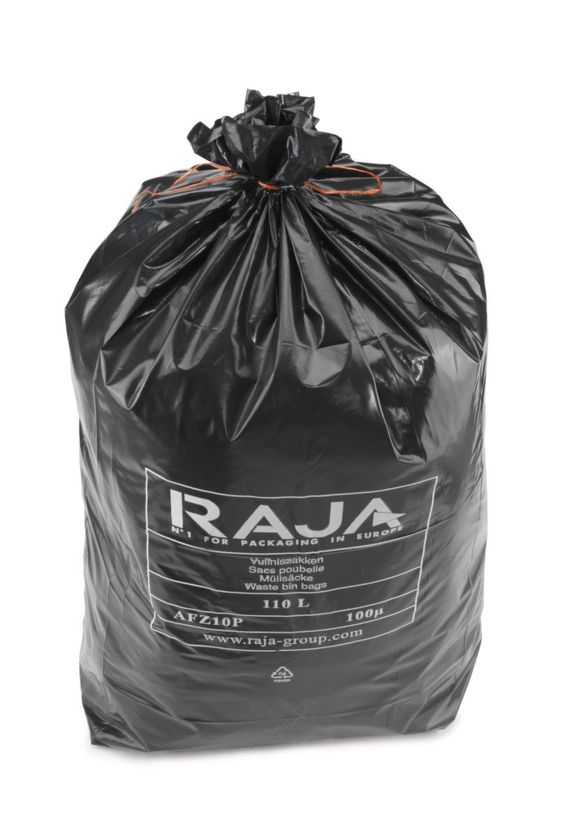 Raja Vuilniszak voor zwaar afval, 110 l, zwart  ZOOM