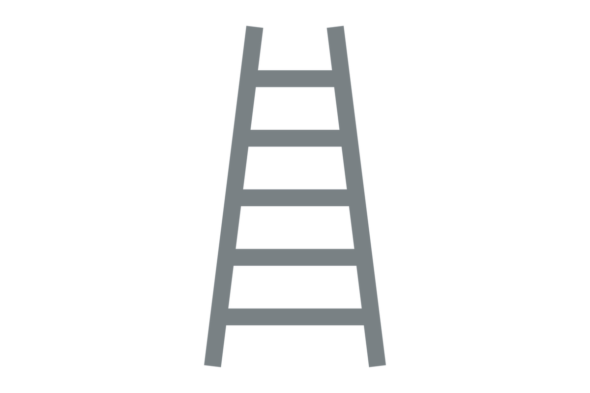 Hymer Ladder voor op de trap, 2 x 5 sporten  ZOOM
