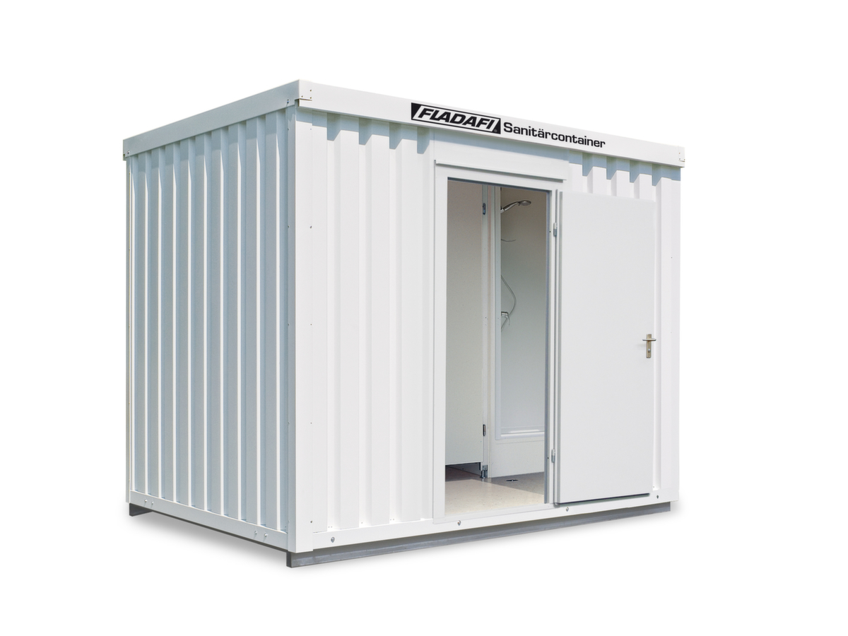 Säbu Douche/toiletcontainer FLADAFI® 2.3, hoogte x breedte x diepte 2500 x 3050 x 2170 mm