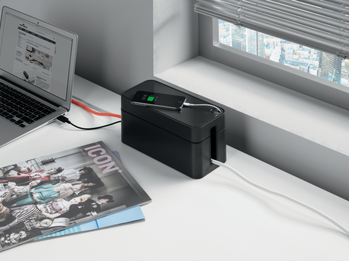Durable Kabelbox CAVOLINE® BOX S, voor 3-voudige stekkerdoos  ZOOM