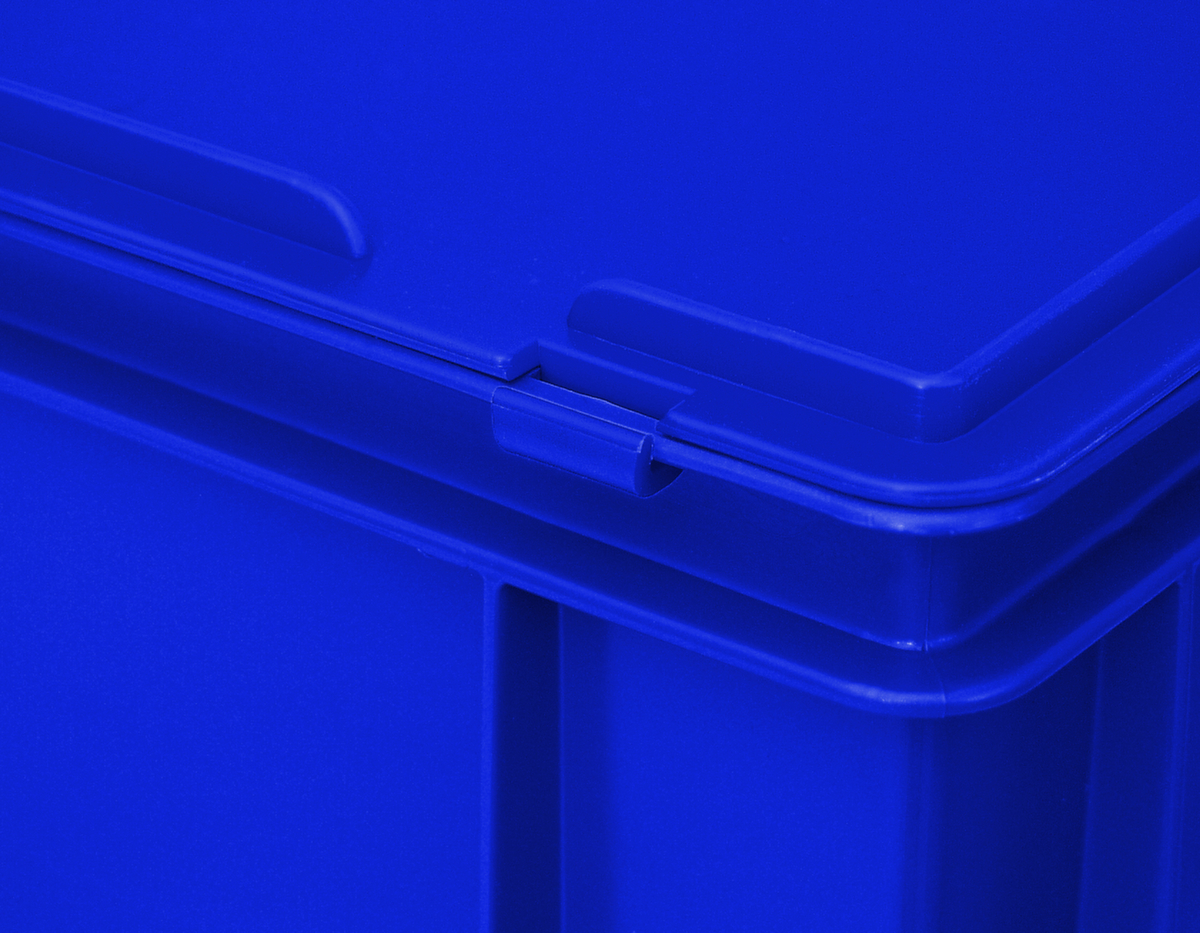 Euronorm-koffer, blauw, HxLxB 185x400x300 mm Missing translation ZOOM