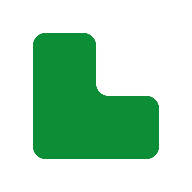 EICHNER Symboolsticker, L-vorm, groen  ZOOM