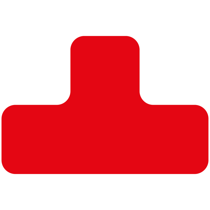EICHNER Symboolsticker, T-vorm, rood  ZOOM