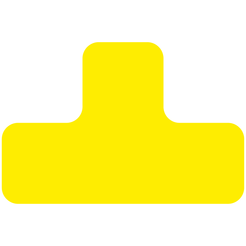 EICHNER Symboolsticker, T-vorm, geel  ZOOM