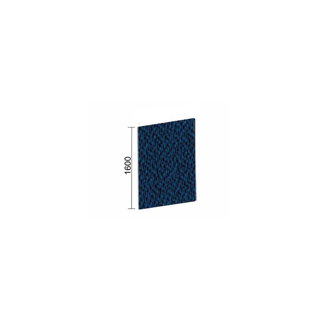 Gera Geluidsabsorberende scheidingswand Pro, hoogte x breedte 1600 x 1200 mm, wand blauw