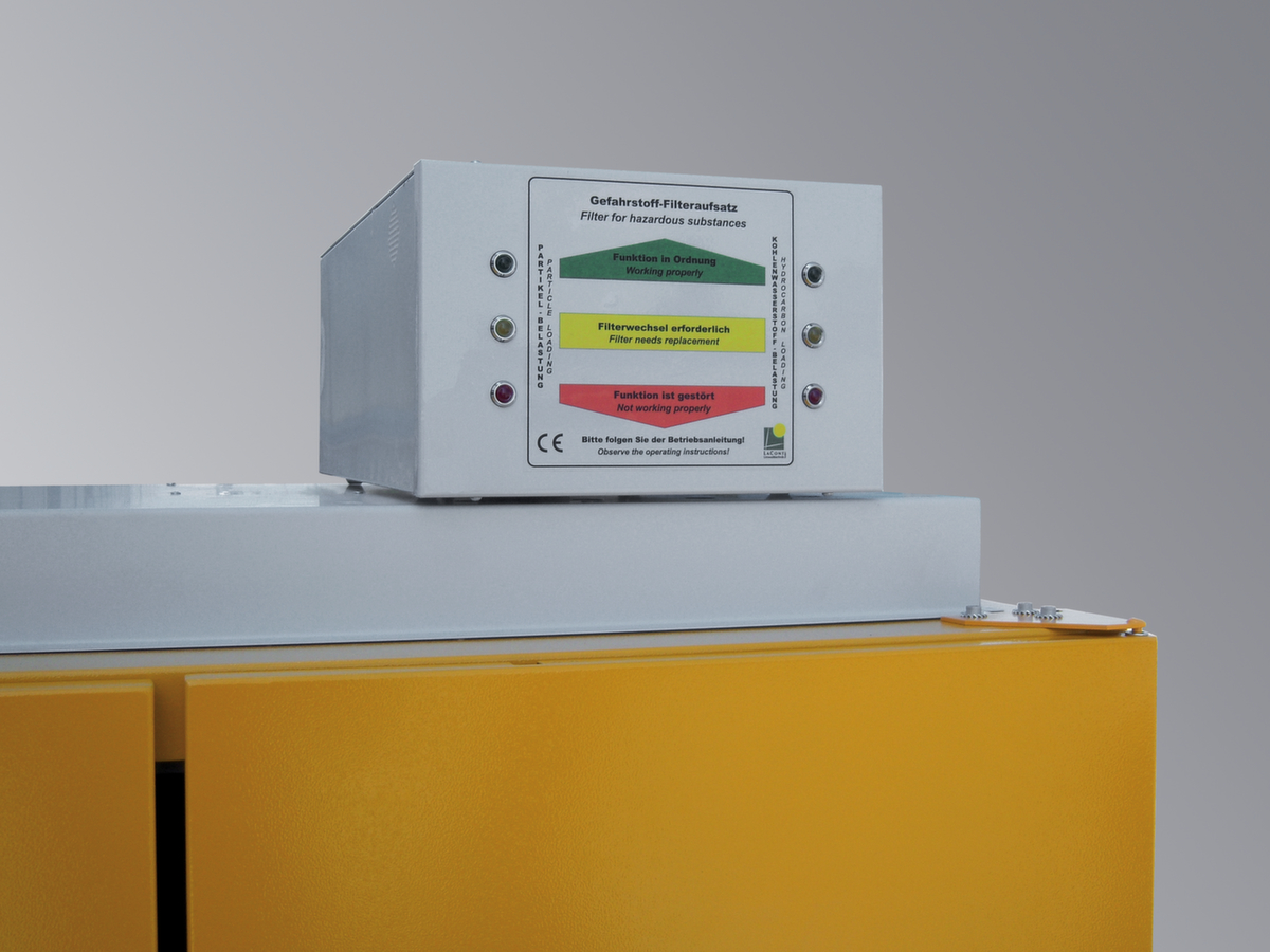Lacont Bevestigingsadapter storeLAB voor luchtcirculatiesysteem met filter voor kast voor gevaarlijke stoffen  ZOOM