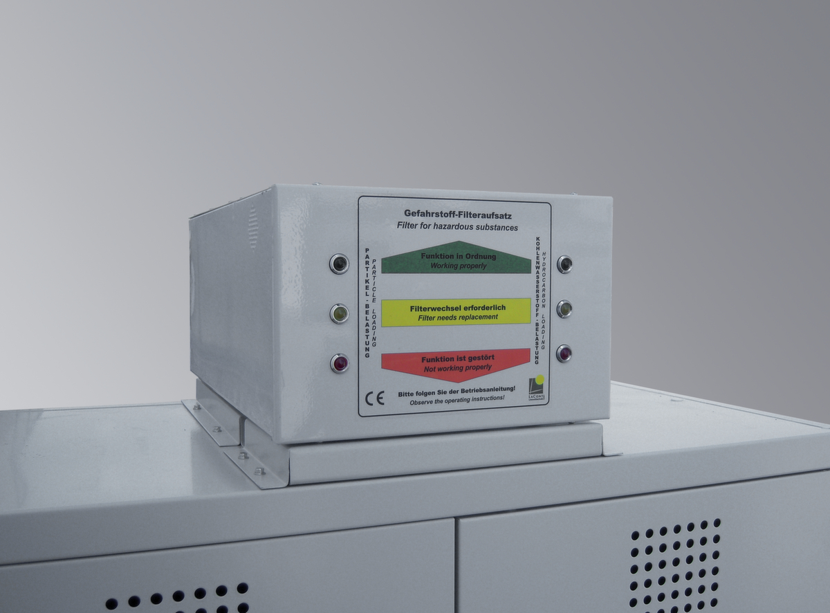 Lacont Bevestigingsadapter storeLAB voor luchtcirculatiesysteem met filter voor gif-/chemicaliënkast  ZOOM