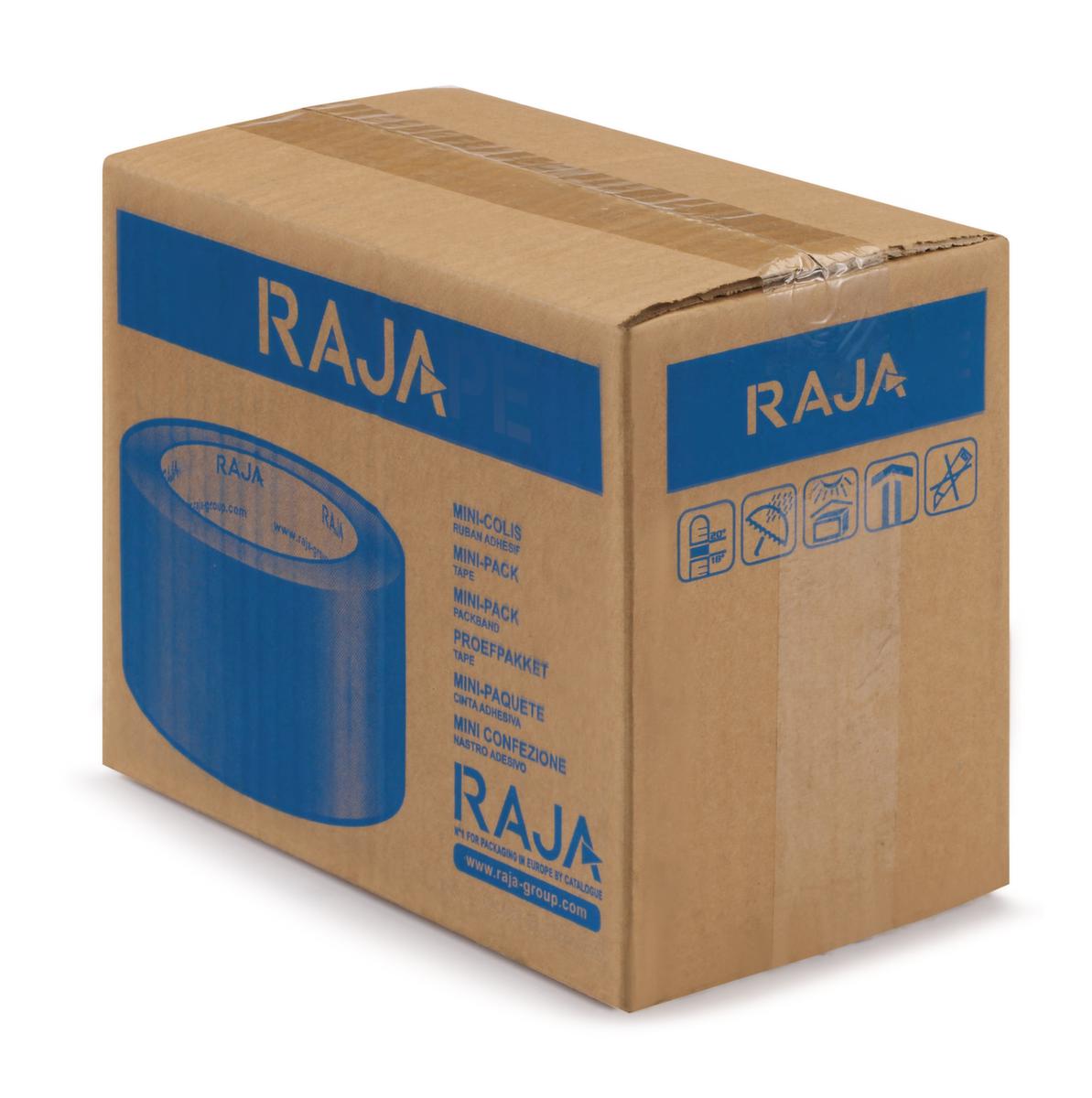 Raja PVC-plakband voor pakketten tot 30 kg, lengte x breedte 66 m x 50 mm  ZOOM