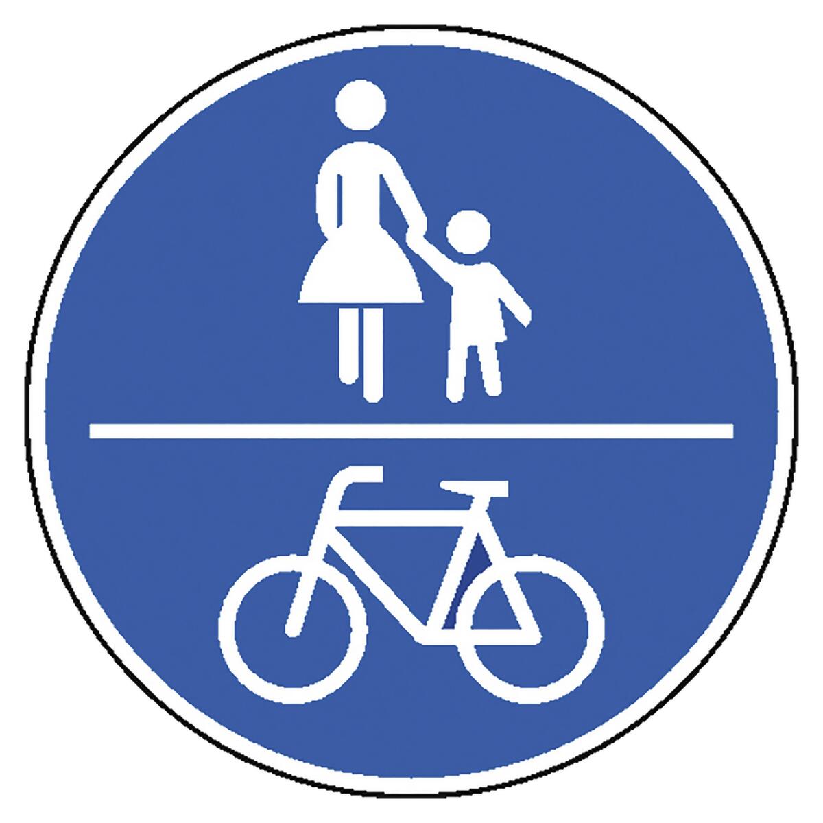 Voetgangers-/fietspad bord SafetyMarking® volgens StVO  ZOOM