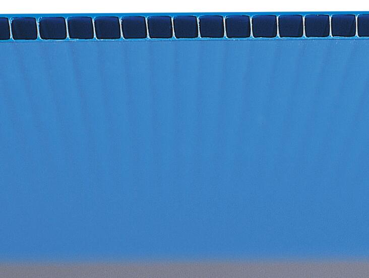 Vouwbare zichtbak, blauw, diepte 378 mm, polypropyleen  ZOOM