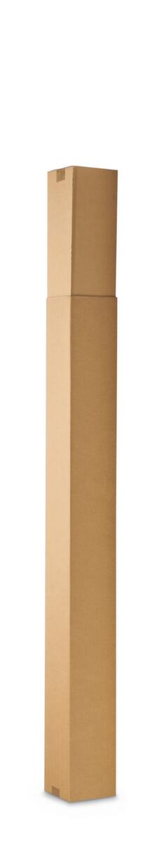 Raja Lange verzenddoos met variabele lengte, enkelvoudige golf, 1220 x 100 x 100 mm  ZOOM